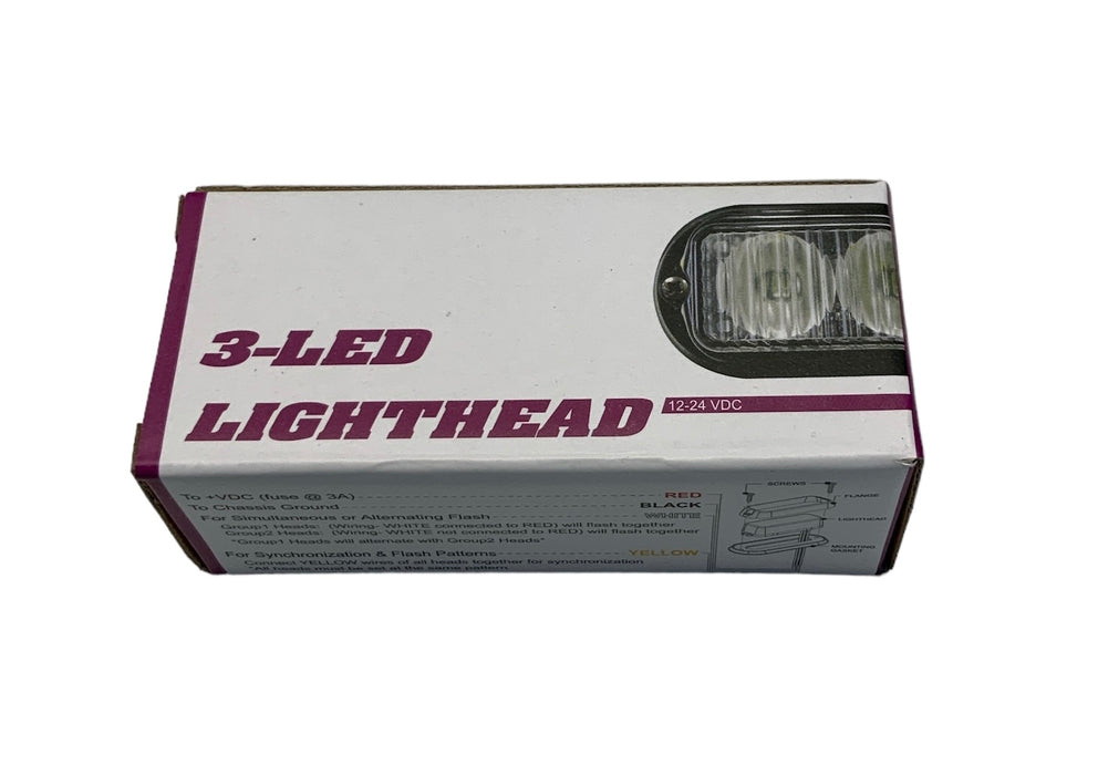 Axixtech 3 LED Lighthead Module RED