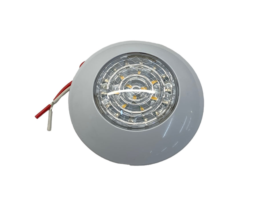 RSG Small Interior Round Red & White LED Light 12v