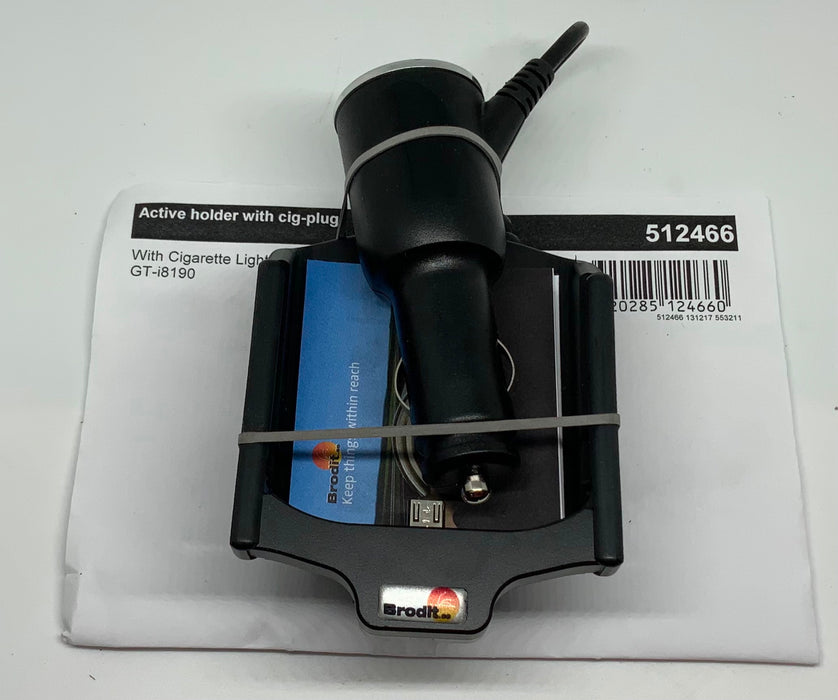 New Genuine Brodit 512466 Samsung S3 Mini Active Holder With Cig Plug