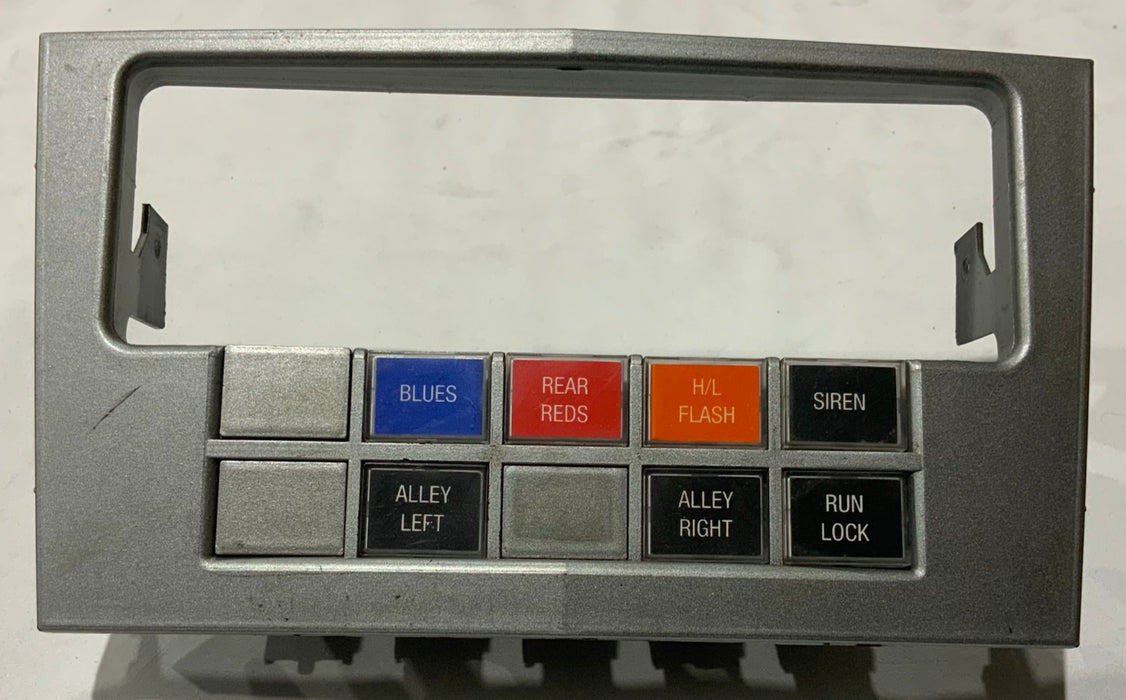 Vintage Ex Police Car Switch Panel For Vauxhall Astra Vectra Or Corsa Type 2