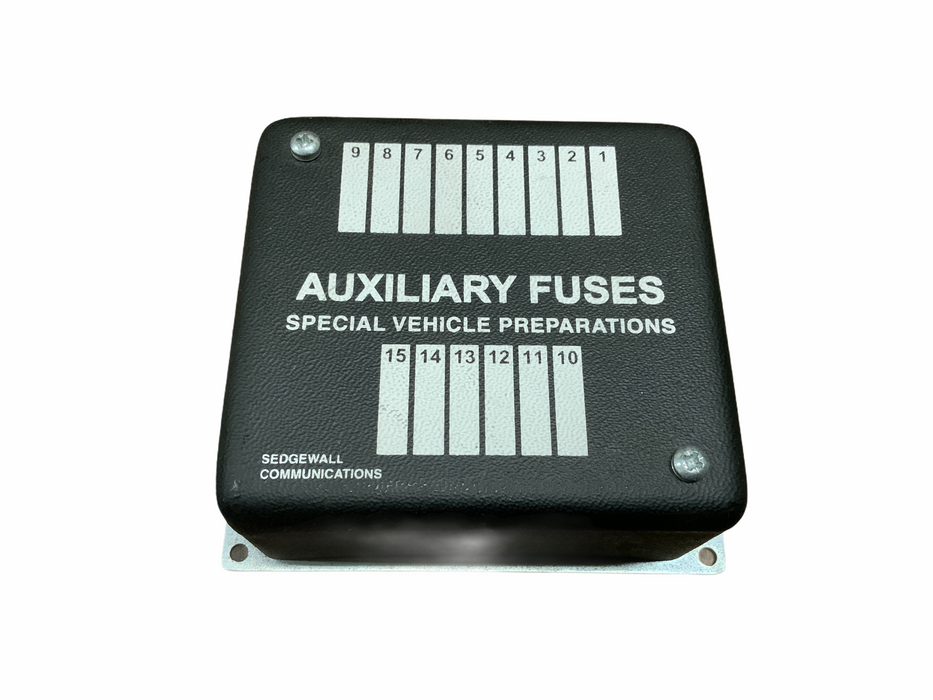 Sedgewall Communications Auxiliary Fuse Box 15 Way 12v
