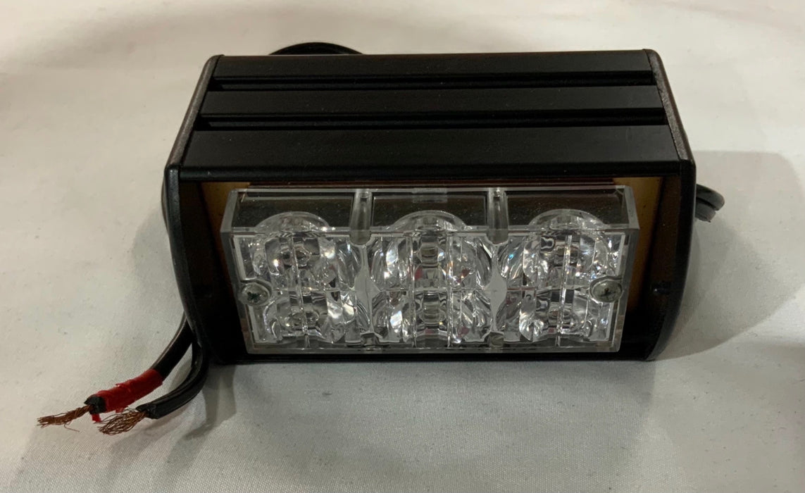 Used Haztec Model 4-2445 Dash Light 12v Blue With Build In Flasher