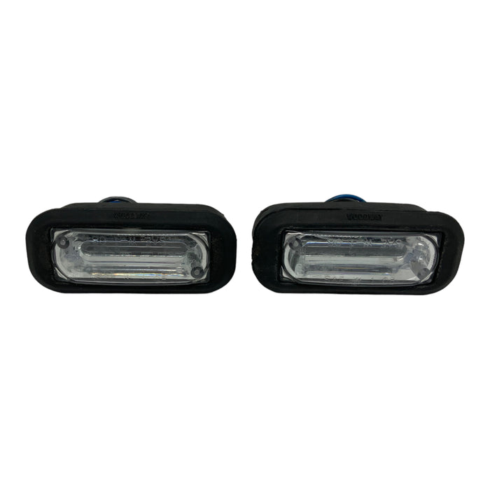 Used Set Of Whelen LINZ6 LED Lightheads Single Colour B Rubber Grommet 12v