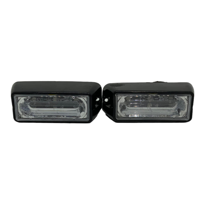 Used Set Of Whelen LIN3 LED Lightheads Single Colour B Plastic Flange