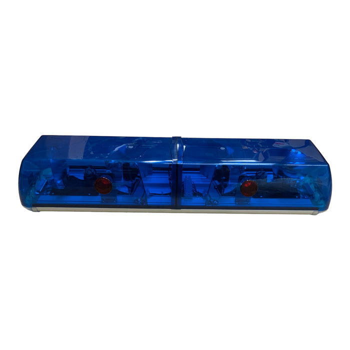 New RSG / Vision Alert Blaze Lightbar Blue Twin Rotator With Alley Reds And Spots 32"