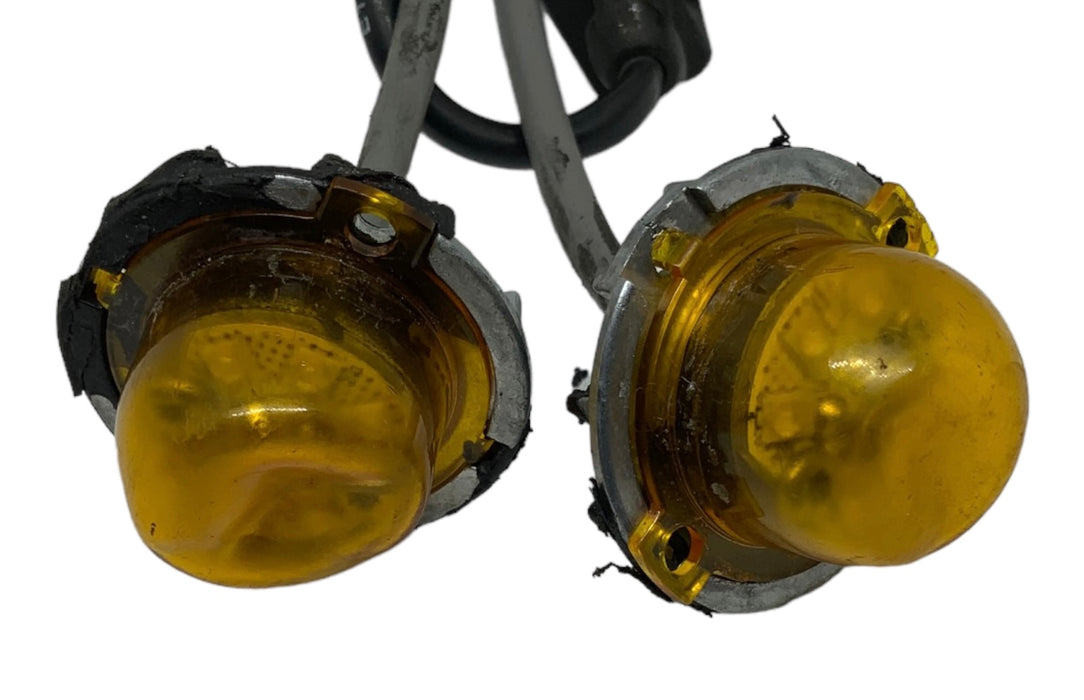 Used Set Of Whelen Vertex Hide A Way LED Lightheads Colour Amber ODD03