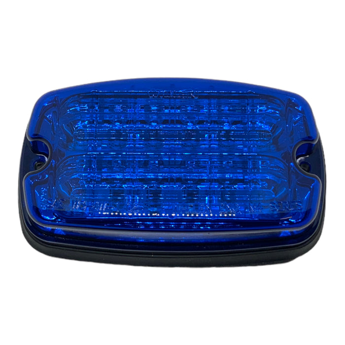 New Woodway Whelen M4 LED Lighthead Single Colour Blue With Blue Lens 24v