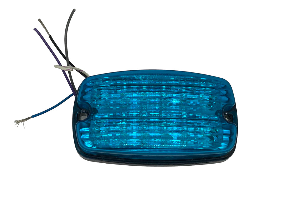 Used Woodway Whelen M4 LED Lighthead Single Colour Blue With Light Blue lens