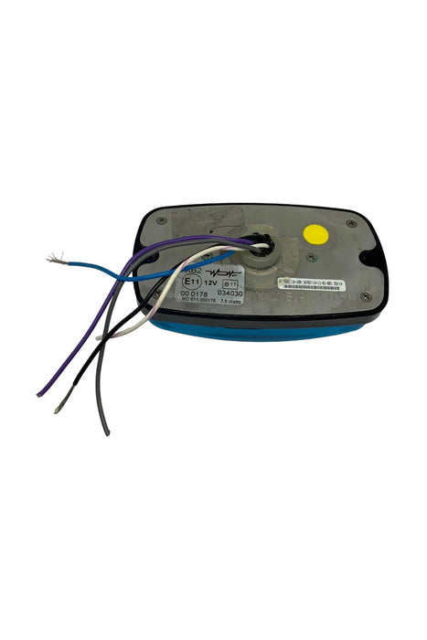 Used Whelen M4 LED Lighthead Single Colour BLUE With Blue Lens