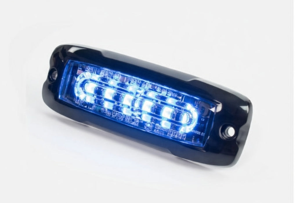 XT6 Xtreme Slim 6 BLUE - LED Module 12/24v 16 Flash Patterns Axixtech LED-1076-03
