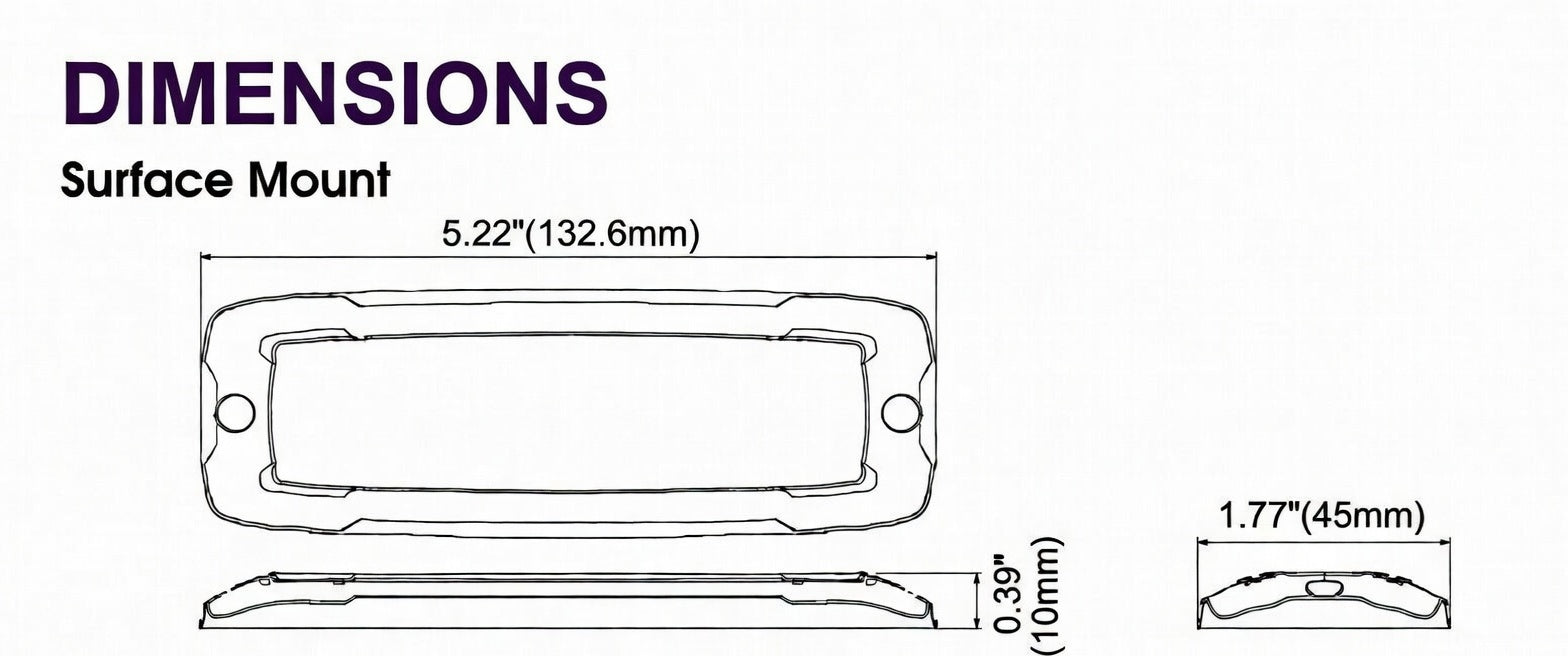 XT12 Xtreme Slim 12-Way LED Module RED 16 Patterns Axixtech LED-1069-03
