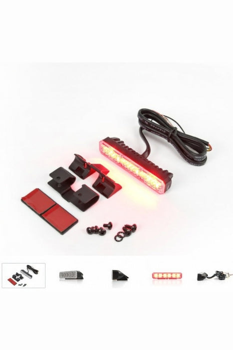 MS6 RED Mini Stealth 6-Way Flush Fit LED Module 12-24v  LED-624-03