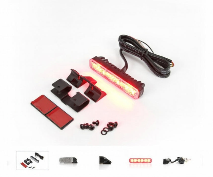 MS6 RED Mini Stealth 6-Way Flush Fit LED Module 12-24v  LED-624-03