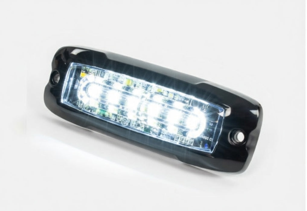 XT6 Xtreme Slim 6 WHITE/CLEAR LED Module 12/24v 16 Flash Patterns Axixtech LED-1079-03