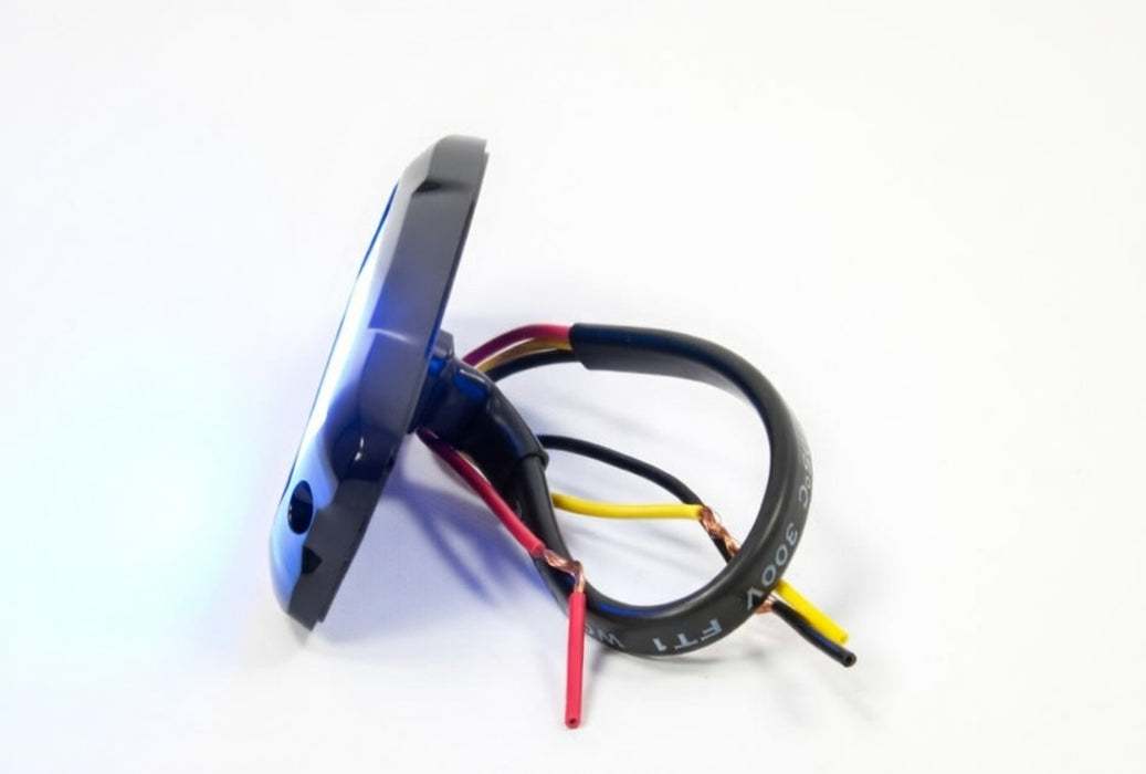 XT6 Xtreme Slim 6 BLUE - LED Module 12/24v 16 Flash Patterns Axixtech LED-1076-03