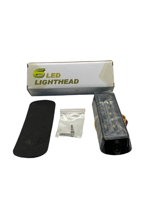 RSG 6 LED Lighthead RED LED 18 Flash Patterns Synchronisable