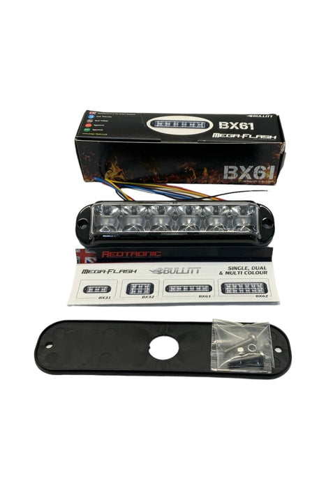 Bullitt Grille Light BX61 Mega-Flash LED  Warning Signals