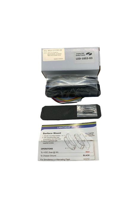RSG OE9 LED Modules RED 12 Flash Patterns 12-24v