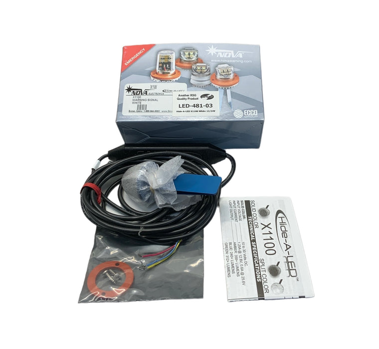 X1100 Hide-A-Light Covert BLUE LED Module Axixtech LED-480-03