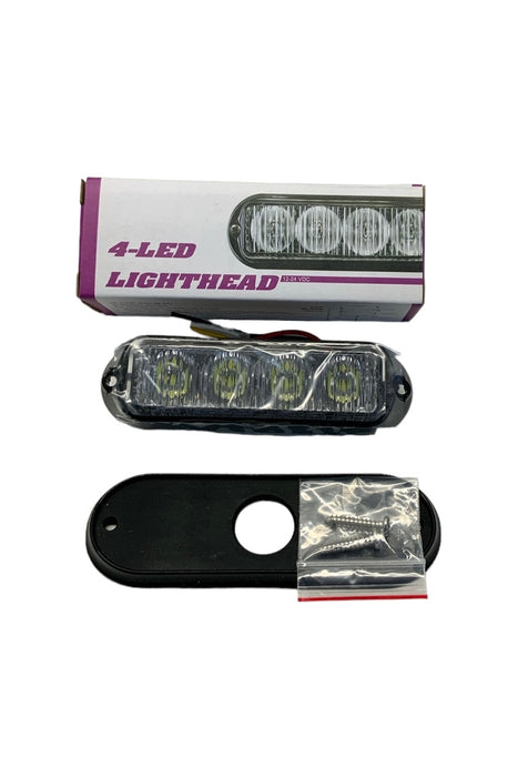 4-way Diablo II 4 LED Module WHITE, Axixtech LED-580-03