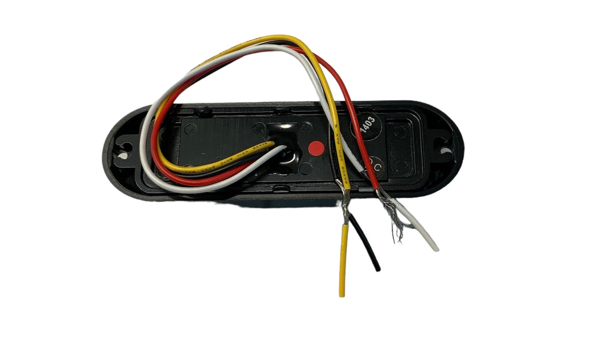 RSG 4 LED Lighthead Module, Red LED, Black Flange 18 Flash Patterns LED-578-03