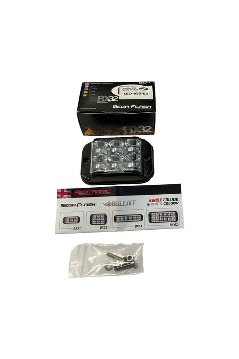 Redtronic Bullitt Grille Light BX32 Mega-Flash LED White LED-983-03