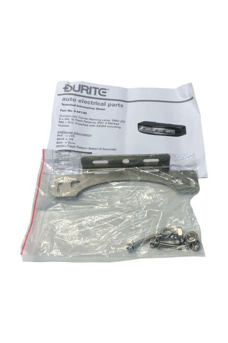 Durite SMD Amber LED Corner Warning Lamp & Bracket 0-441-60 12/24v LED-0-441-60