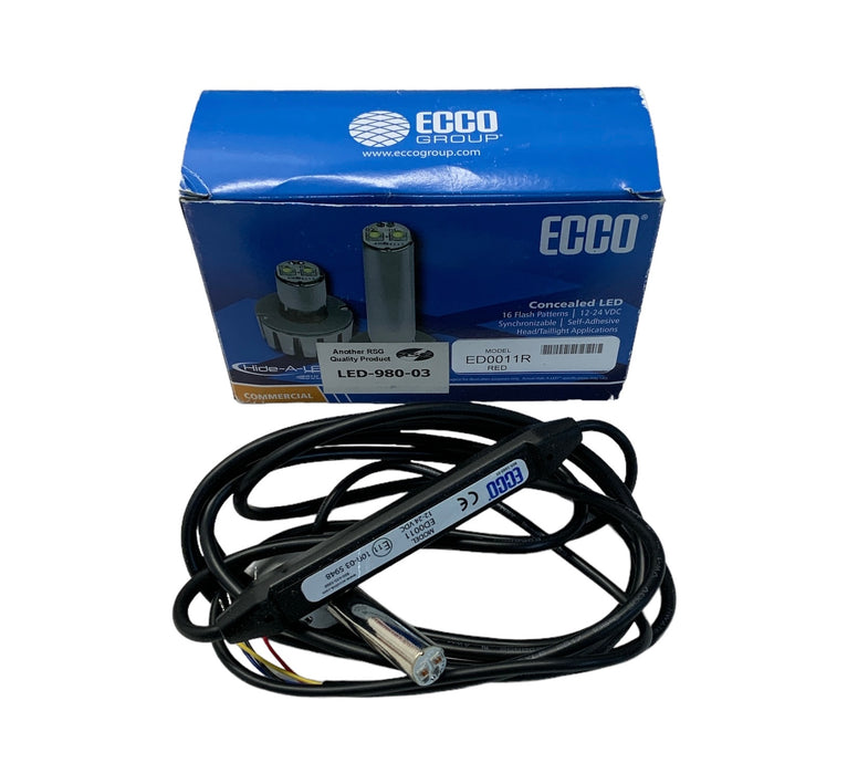 RSG Ecco Bullet Tall Slimline Covert Red LED Module 16 Flash patterns LED-980-03