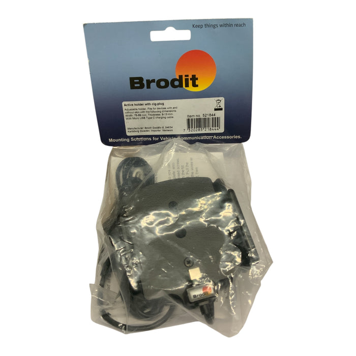 Brodit 521844 Active Holder with Cig plug New Genuine
