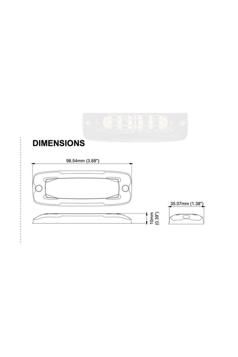 Axixtech XT6 LED Warning Light