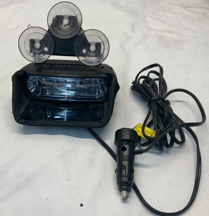 Used Woodway / Whelen Talon LED Dash Light 12v Blue With Build In Flasher Type 02