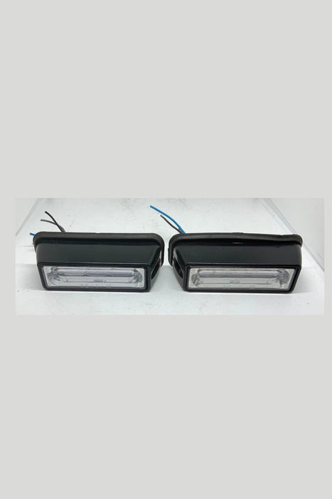 Used Set Of Whelen LIN4 LED Lightheads Single Colour BLUE With Flange