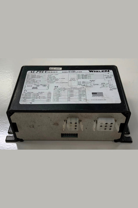 Used Whelen Alpha Siren Amplifier With Airhorn  12v 100w