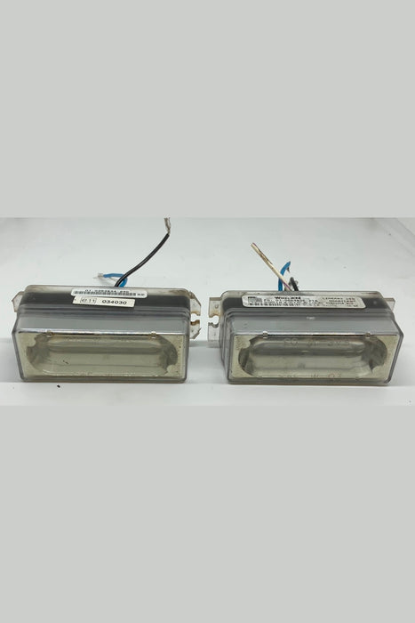 Whelen LIN3 LED Lightheads Set of 2 Blue Without Flange Used
