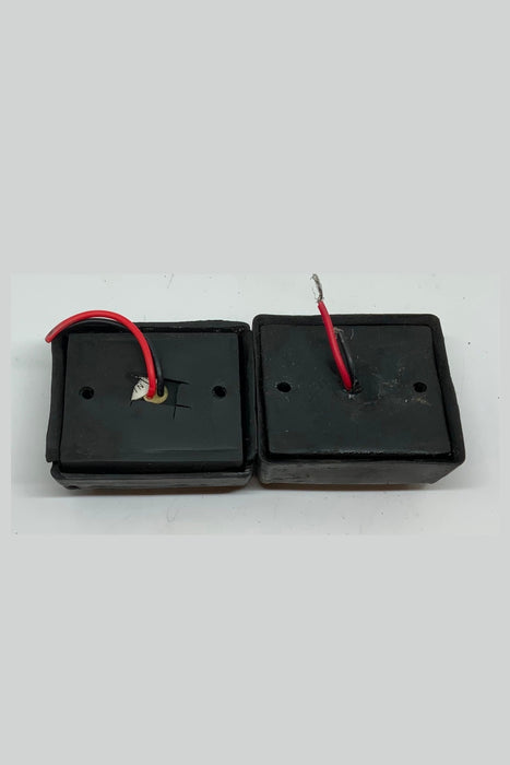 Used Set Of Two LED Lightheads Single Colour Blue Steady Burn 12v