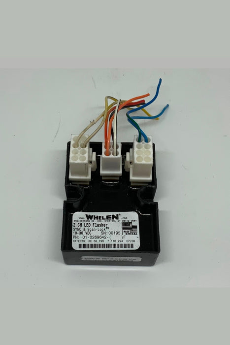 Whelen Universal 8 Outlet LED Flasher ULF28 2 Channel w/ Scanlock & Sync 12/24v