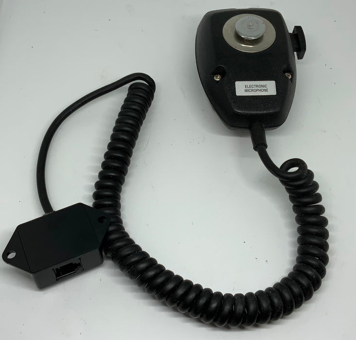 Used Premier Hazard PA Fist Mic For 7006 Siren And Horn Control Amp Type 2
