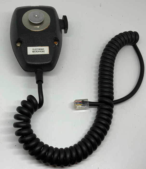 Used Premier Hazard PA Fist Mic For 7006 Siren And Horn Control Amp Type 6