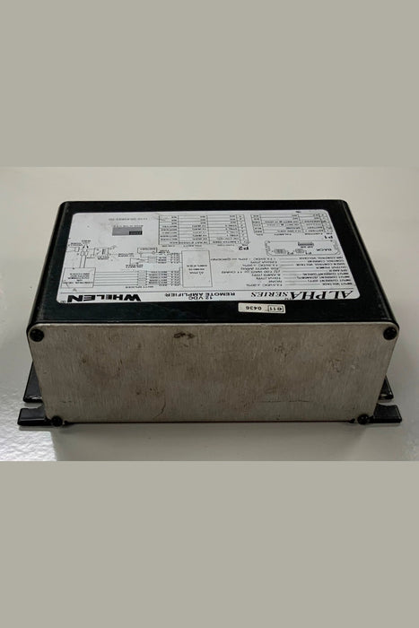 Used Whelen Alpha Siren Amplifier With Airhorn  12v 100w