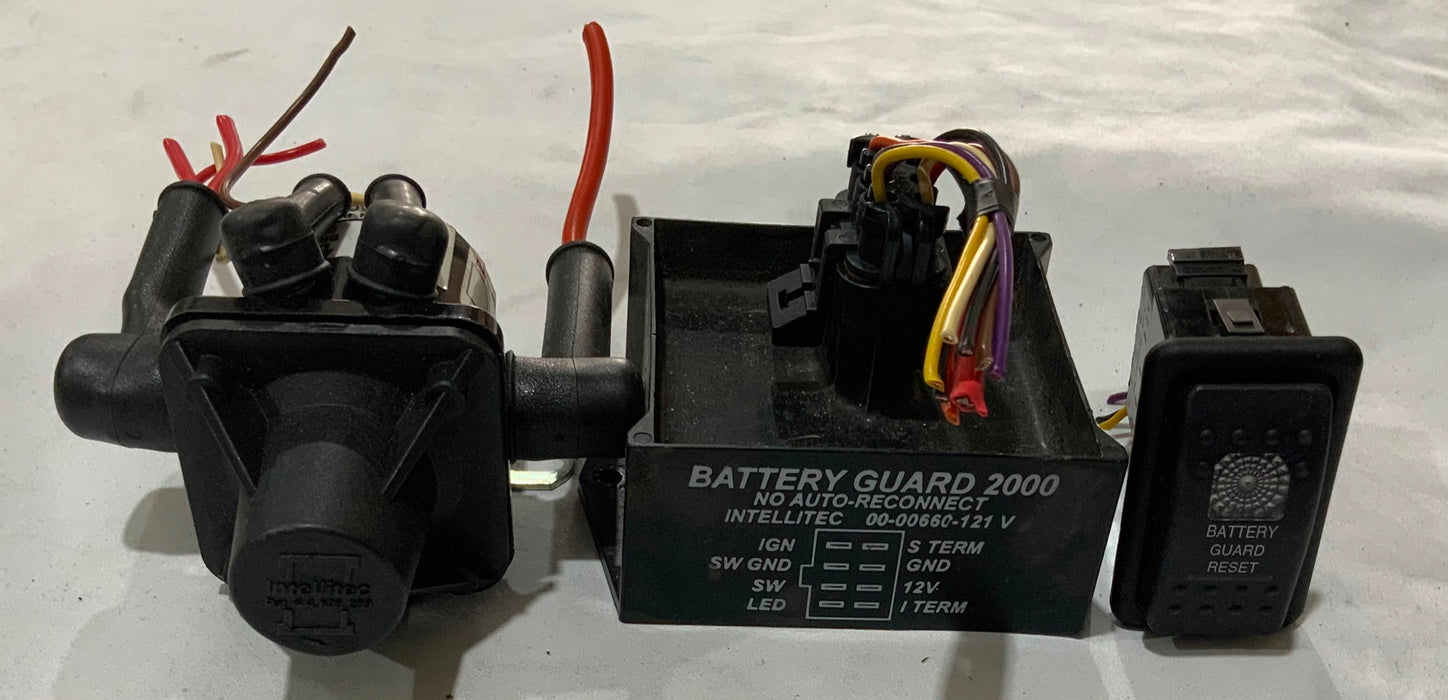 Intellitec 12v Vehicle Battery Guard 2000 Full Set Emergency Vehicle C