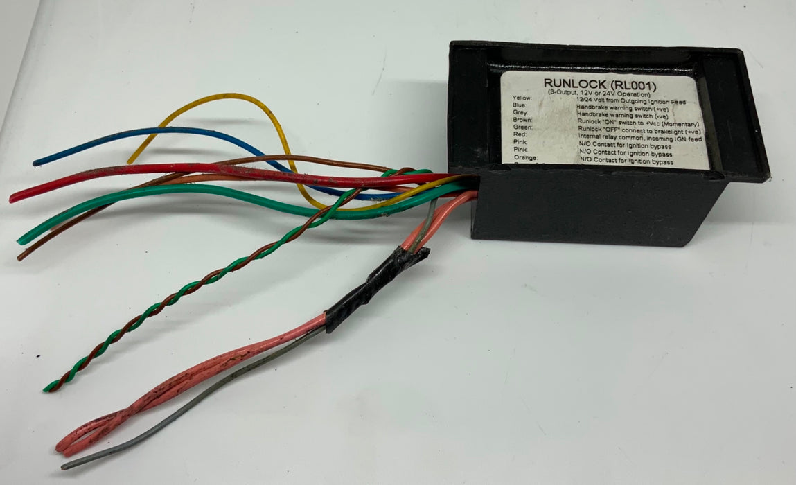 Used Premier Hazard Code 3 RL001 Vehicle Runlock Unit 12/24v