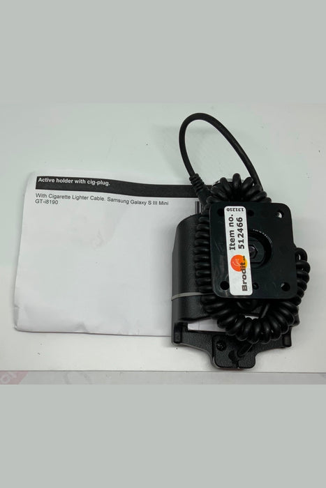 New Genuine Brodit 512466 Samsung S3 Mini Active Holder With Cig Plug