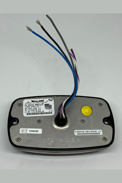 Used M4 Whelen LED Lighthead BLUE 12v