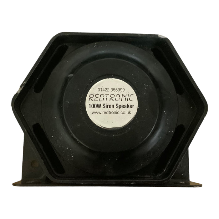 Used Redtronic Low Profile 100 Watt Siren Speaker Tested & Working 12v Grade A