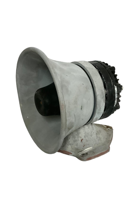 Used Whelen 100 Watt Siren Speaker With Cone & Stand Tested & Working 12v