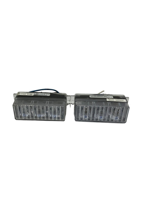 Whelen TIR3 LED Lightheads Set of 2 Blue Without Flange Used