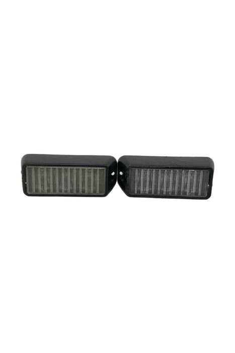 Whelen TIR3 LED Lightheads Set of 2 BLUE with Plastic Flange Used