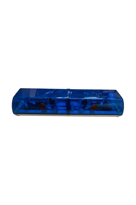 New Vision Alert Blaze Bar Blue Twin Rotator With Alley Reds Spots 32"