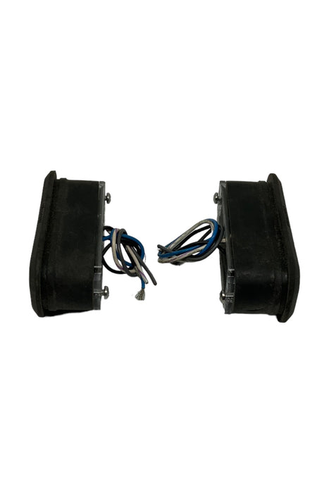 Used Set Of Whelen TIR3 LED Lightheads Single Colour BLUE Rubber Grommet