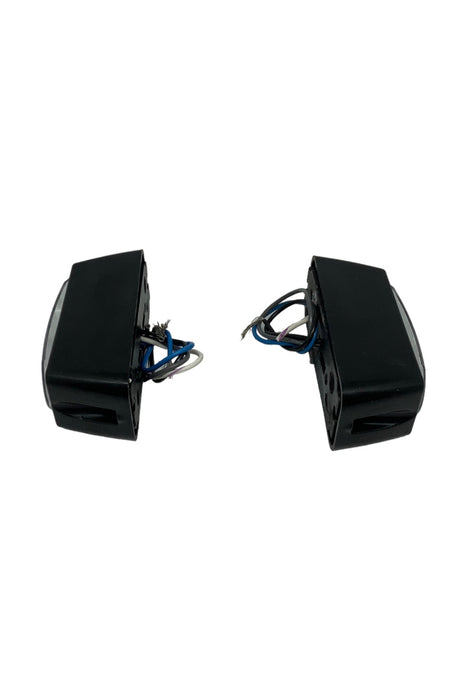 Used Set Of Whelen LINZ6 LED Lightheads Single Colour Blue Plastic Flange 12v